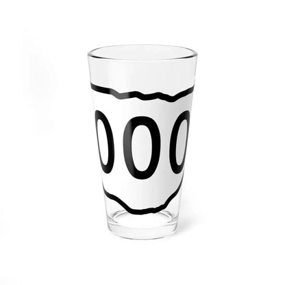 Ohio 3d sticker template (Ohio) (Road Sign) Pint Glss 16oz 16oz - Go Mug Yourself