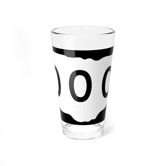 Ohio 3d template (Ohio) (Road Sign) Pint Glss 16oz 16oz - Go Mug Yourself