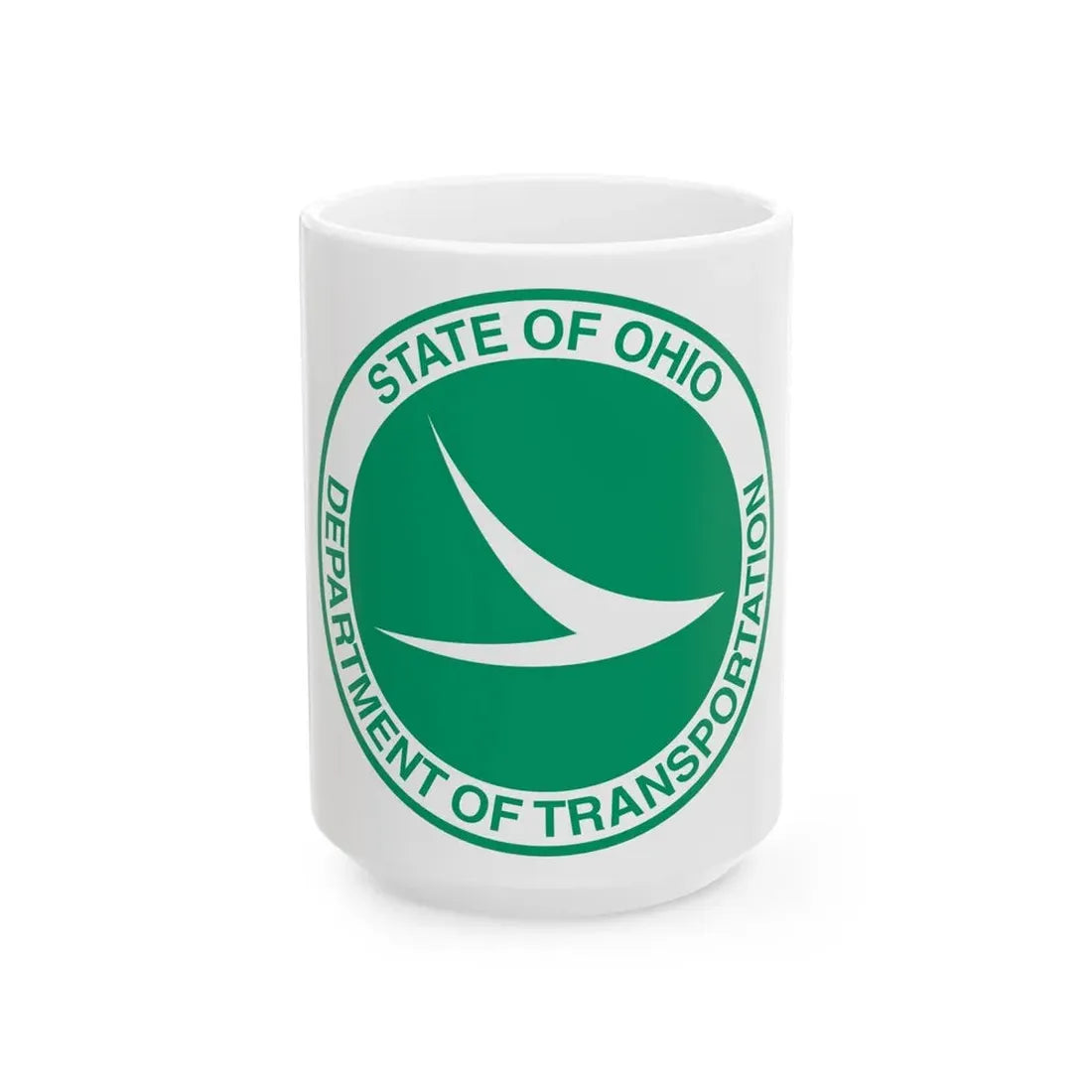 Ohio Department of Transportation - White Coffee Mug 15oz - Go Mug Yourself