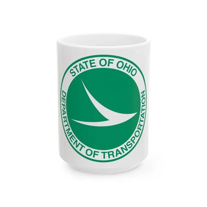Ohio Department of Transportation - White Coffee Mug 15oz - Go Mug Yourself