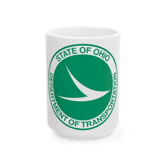 Ohio Department of Transportation - White Coffee Mug 15oz - Go Mug Yourself