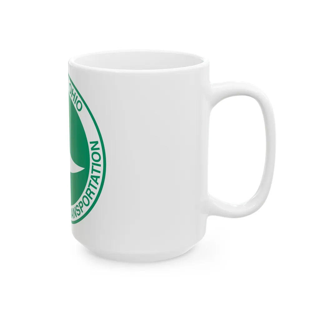 Ohio Department of Transportation - White Coffee Mug-Go Mug Yourself