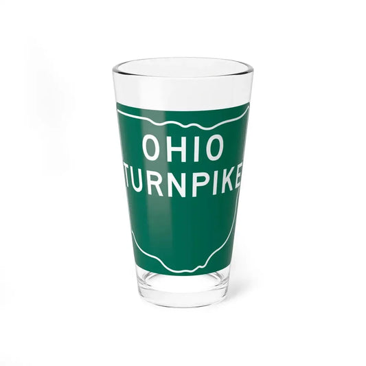 Ohio Turnpike 1960 (Ohio) (Road Sign) Pint Glss 16oz 16oz - Go Mug Yourself