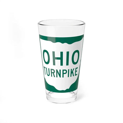 OhioTurnpike (Ohio) (Road Sign) Pint Glss 16oz 16oz - Go Mug Yourself