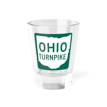 OhioTurnpike (Ohio) (Road Sign) Shot Glass 1.5oz 1.5oz - Go Mug Yourself