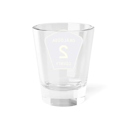 Okaloosa County 2 (Florida) (Road Sign) Shot Glass 1.5oz - Go Mug Yourself