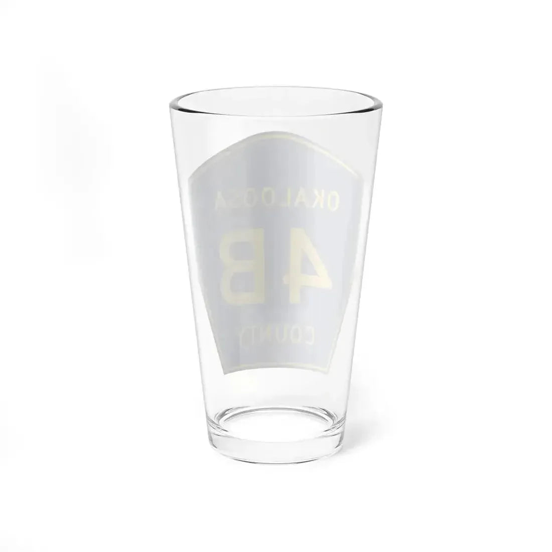 Okaloosa County 4B (Florida) (Road Sign) Pint Glass 16oz - Go Mug Yourself