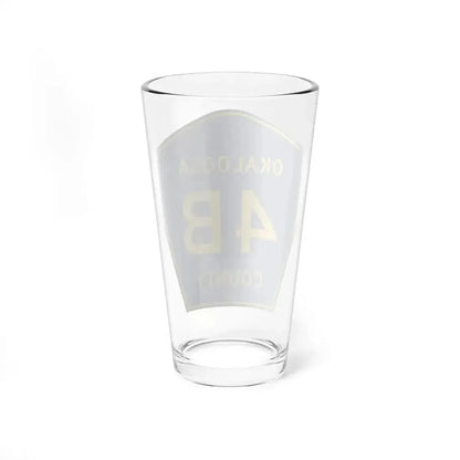 Okaloosa County 4B (Florida) (Road Sign) Pint Glass 16oz - Go Mug Yourself