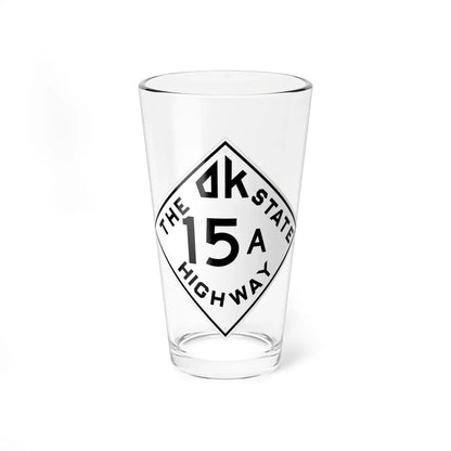 Oklahoma 15A 1948 (Oklahoma) (Road Sign) Pint Glass 16oz 16oz - Go Mug Yourself