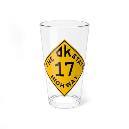 Oklahoma 17 1924 (Oklahoma) (Road Sign) Pint Glss 16oz 16oz - Go Mug Yourself