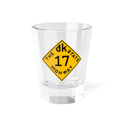 Oklahoma 17 1924 (Oklahoma) (Road Sign) Shot Glass 1.5oz 1.5oz - Go Mug Yourself