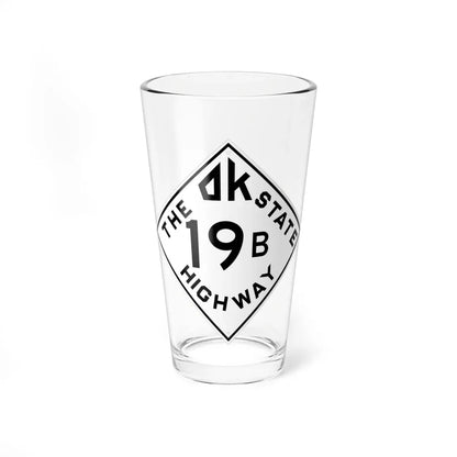 Oklahoma 19B 1948 (Oklahoma) (Road Sign) Pint Glass 16oz 16oz - Go Mug Yourself