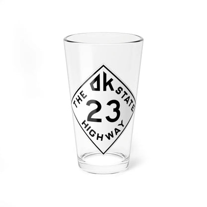 Oklahoma 23 1948 (Oklahoma) (Road Sign) Pint Glss 16oz 16oz - Go Mug Yourself