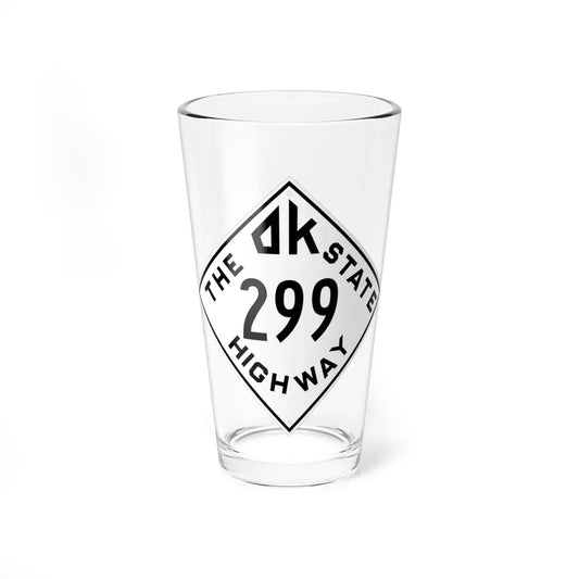 Oklahoma 299 1948 (Oklahoma) (Road Sign) Pint Glass 16oz 16oz - Go Mug Yourself