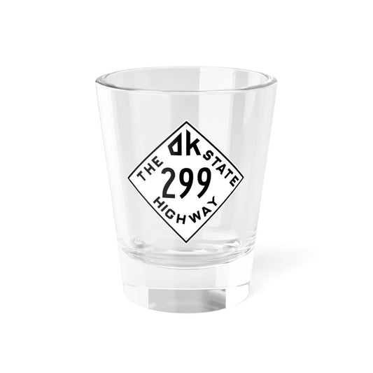 Oklahoma 299 1948 (Oklahoma) (Road Sign) Shot Glass 1.5oz 1.5oz - Go Mug Yourself