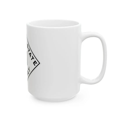 Oklahoma 41 1948 (Oklahoma) (Road Sign) White Coffee Mug - Go Mug Yourself