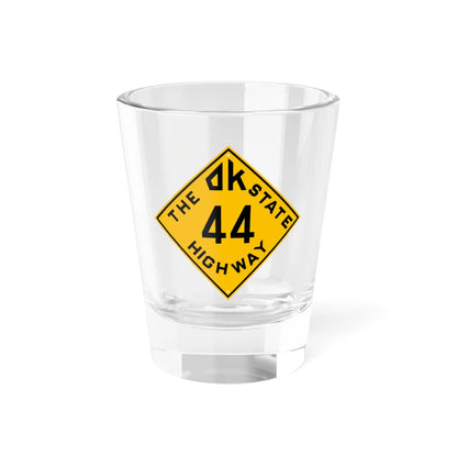 Oklahoma 44 1924 (Oklahoma) (Road Sign) Shot Glass 1.5oz 1.5oz - Go Mug Yourself