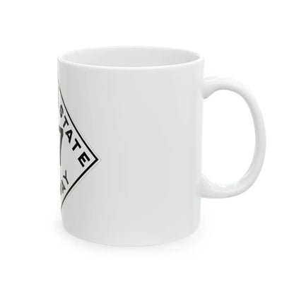 Oklahoma 57 1948 (Oklahoma) (Road Sign) White Coffee Mug - Go Mug Yourself
