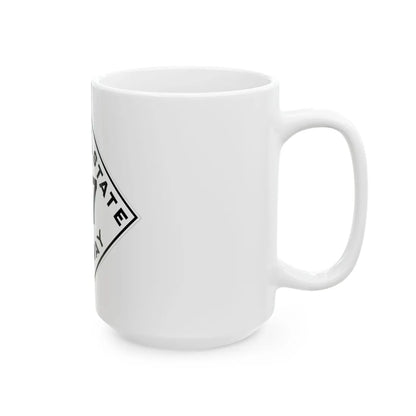 Oklahoma 57 1948 (Oklahoma) (Road Sign) White Coffee Mug - Go Mug Yourself