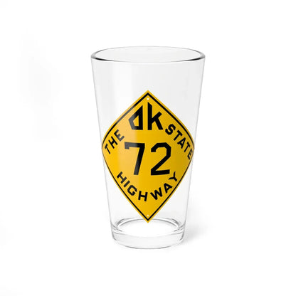 Oklahoma 72 1924 (Oklahoma) (Road Sign) Pint Glass 16oz 16oz - Go Mug Yourself