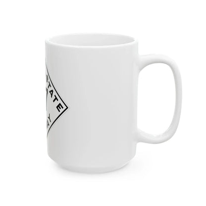 Oklahoma 77 1948 (Oklahoma) (Road Sign) White Coffee Mug - Go Mug Yourself