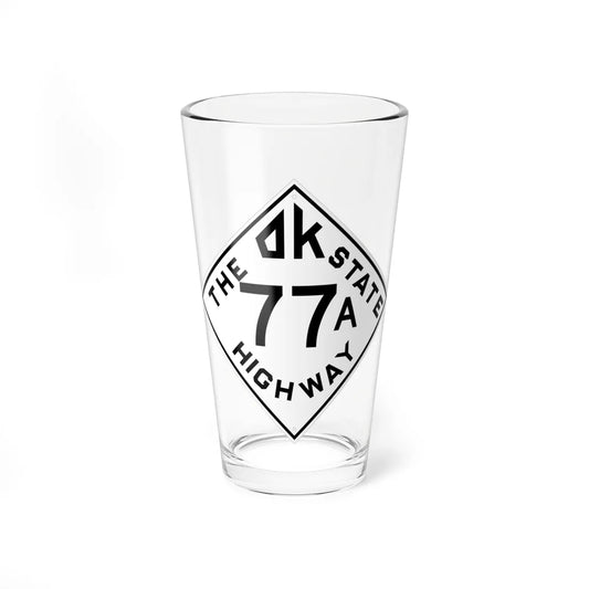 Oklahoma 77A 1948 (Oklahoma) (Road Sign) Pint Glss 16oz 16oz - Go Mug Yourself