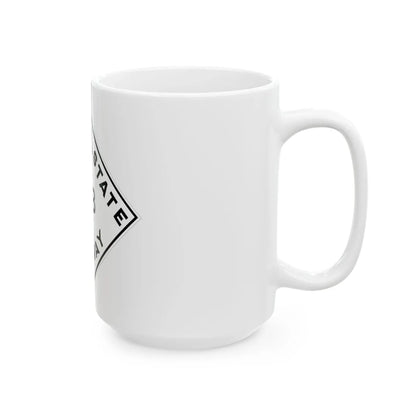 Oklahoma 7B 1948 (Oklahoma) (Road Sign) White Coffee Mug - Go Mug Yourself