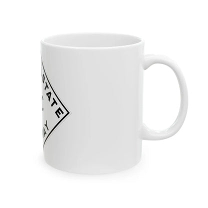 Oklahoma 7C 1948 (Oklahoma) (Road Sign) White Coffee Mug - Go Mug Yourself