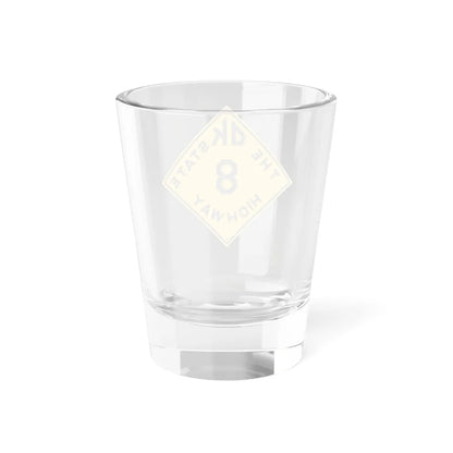 Oklahoma 8 1924 (Oklahoma) (Road Sign) Shot Glass 1.5oz - Go Mug Yourself