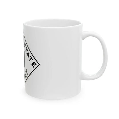 Oklahoma 91 1948 (Oklahoma) (Road Sign) White Coffee Mug - Go Mug Yourself