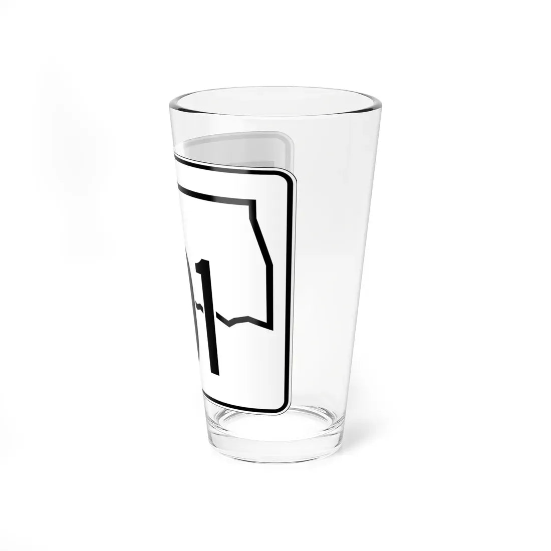 Oklahoma State Highway 101 (Oklahoma) (Road Sign) Pint Glass 16oz - Go Mug Yourself