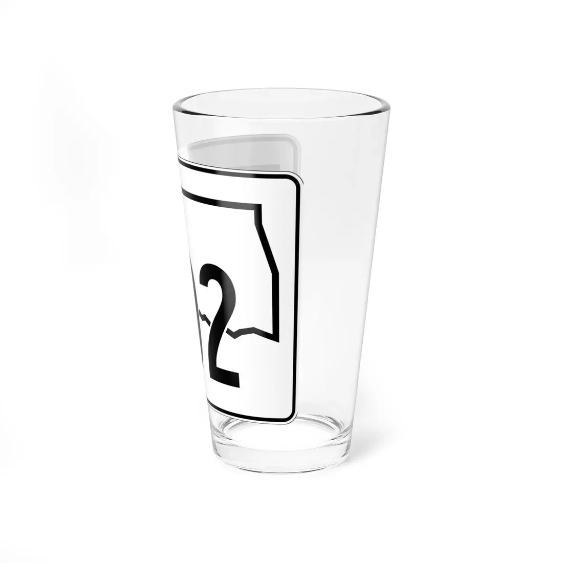 Oklahoma State Highway 102 (Oklahoma) (Road Sign) Pint Glass 16oz - Go Mug Yourself