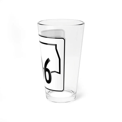 Oklahoma State Highway 106 (Oklahoma) (Road Sign) Pint Glass 16oz - Go Mug Yourself