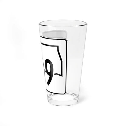 Oklahoma State Highway 109 (Oklahoma) (Road Sign) Pint Glass 16oz - Go Mug Yourself