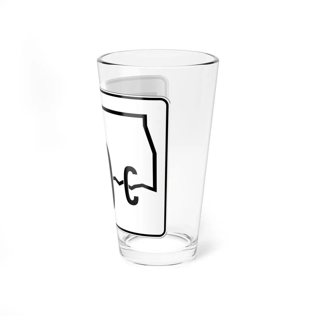 Oklahoma State Highway 10C (Oklahoma) (Road Sign) Pint Glss 16oz - Go Mug Yourself