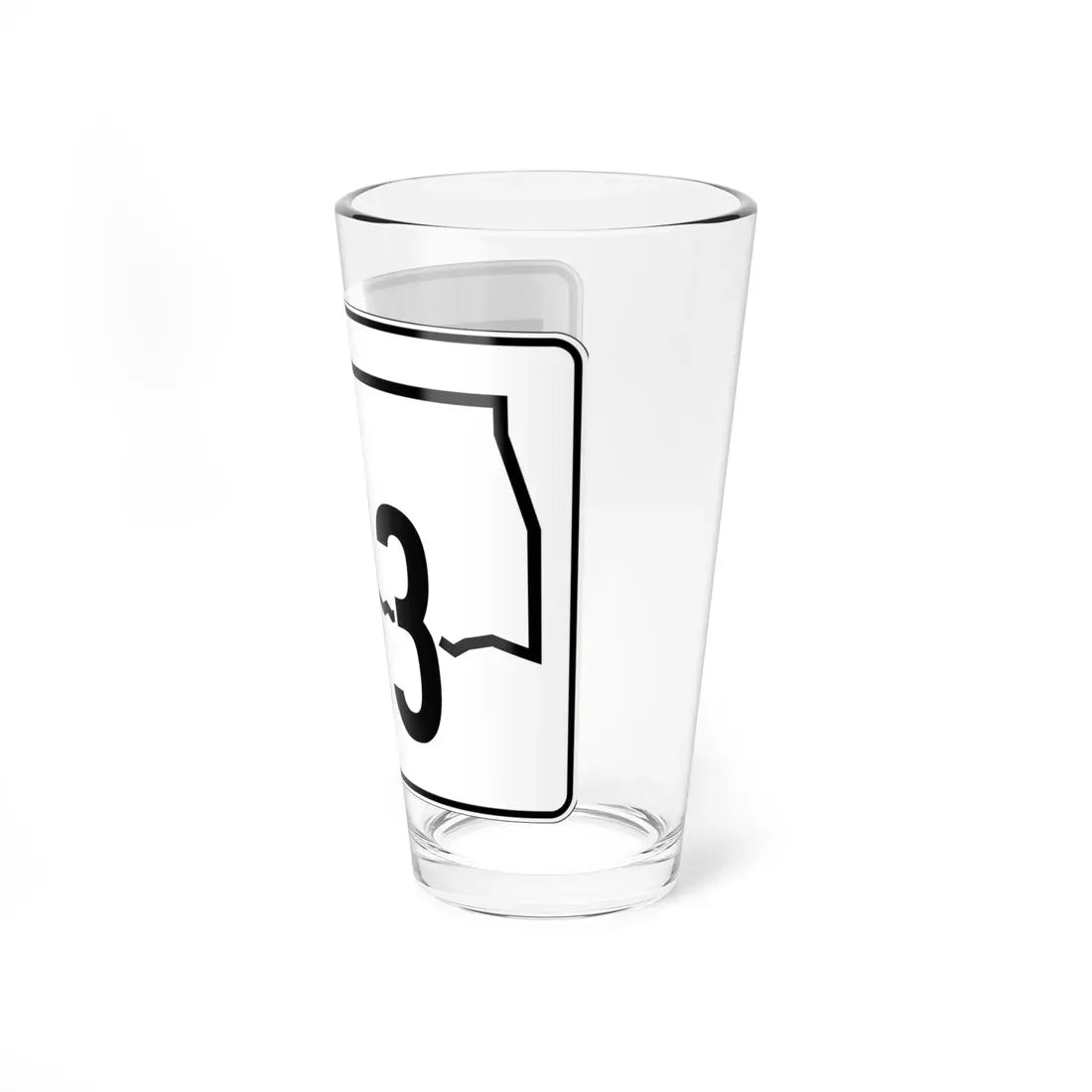 Oklahoma State Highway 113 (Oklahoma) (Road Sign) Pint Glass 16oz - Go Mug Yourself