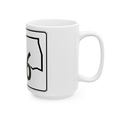 Oklahoma State Highway 116 (Oklahoma) (Road Sign) White Coffee Mug - Go Mug Yourself