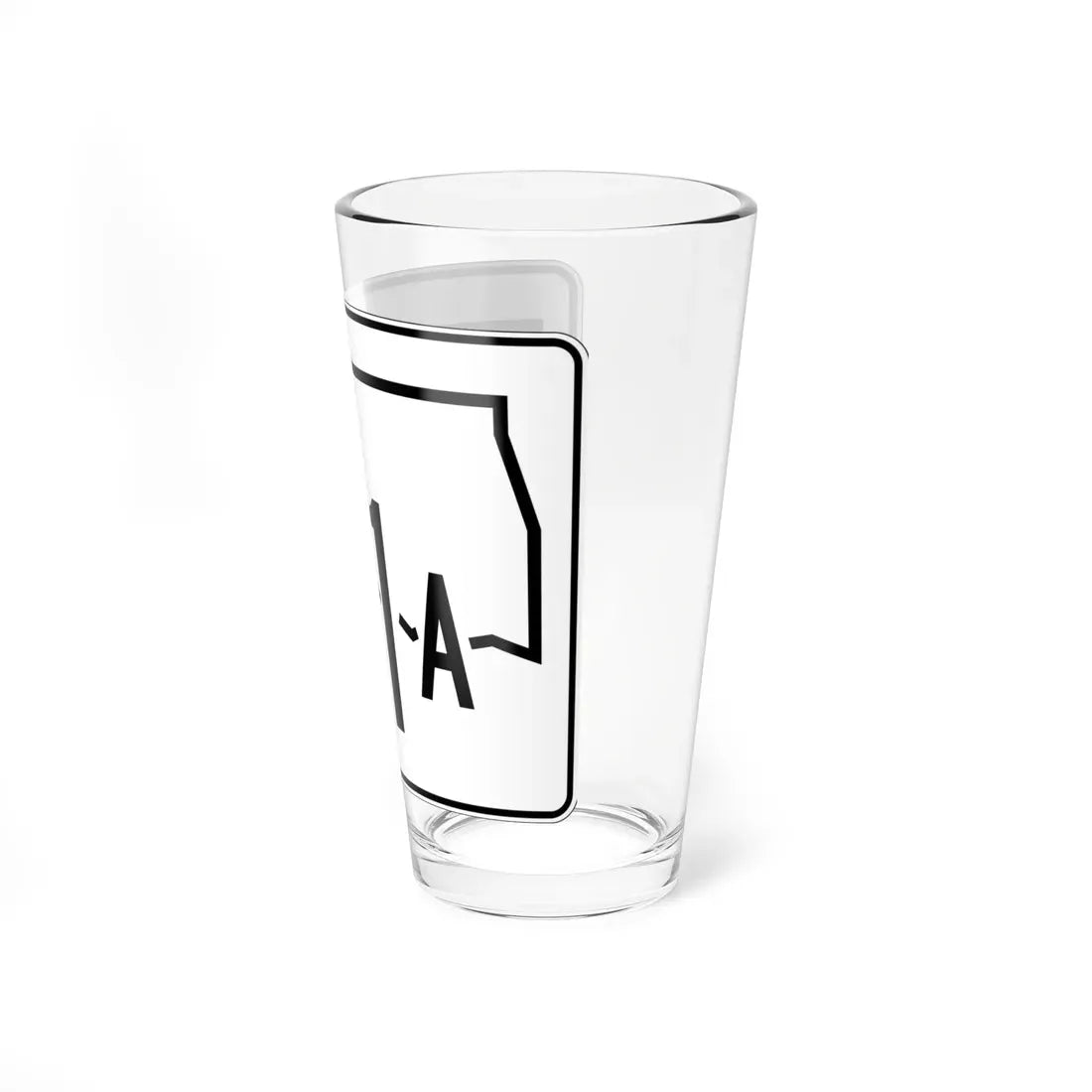 Oklahoma State Highway 11A (Oklahoma) (Road Sign) Pint Glass 16oz - Go Mug Yourself