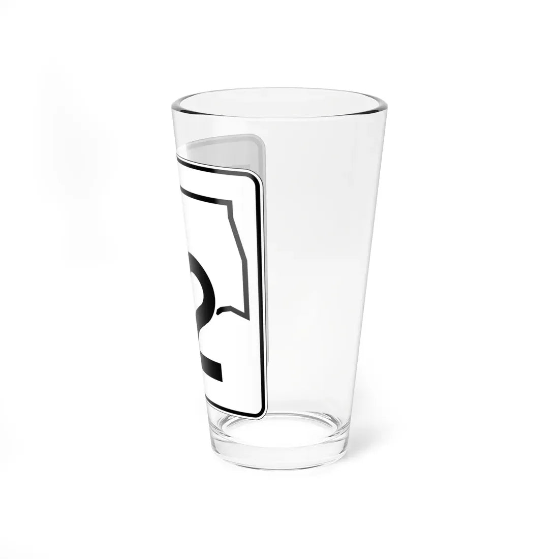 Oklahoma State Highway 12 (Oklahoma) (Road Sign) Pint Glass 16oz - Go Mug Yourself