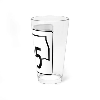 Oklahoma State Highway 125 (Oklahoma) (Road Sign) Pint Glss 16oz - Go Mug Yourself