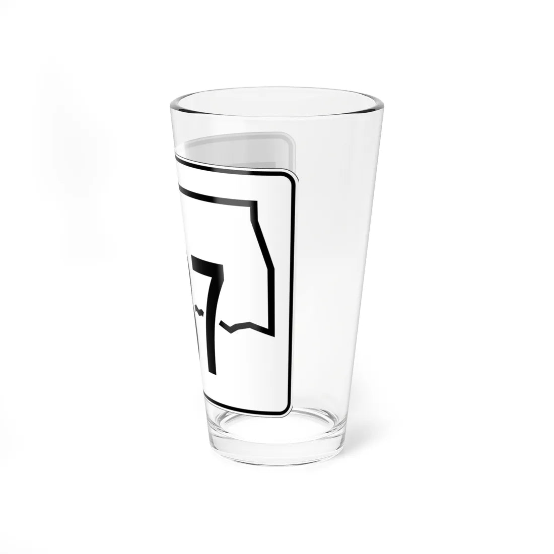 Oklahoma State Highway 137 (Oklahoma) (Road Sign) Pint Glss 16oz - Go Mug Yourself