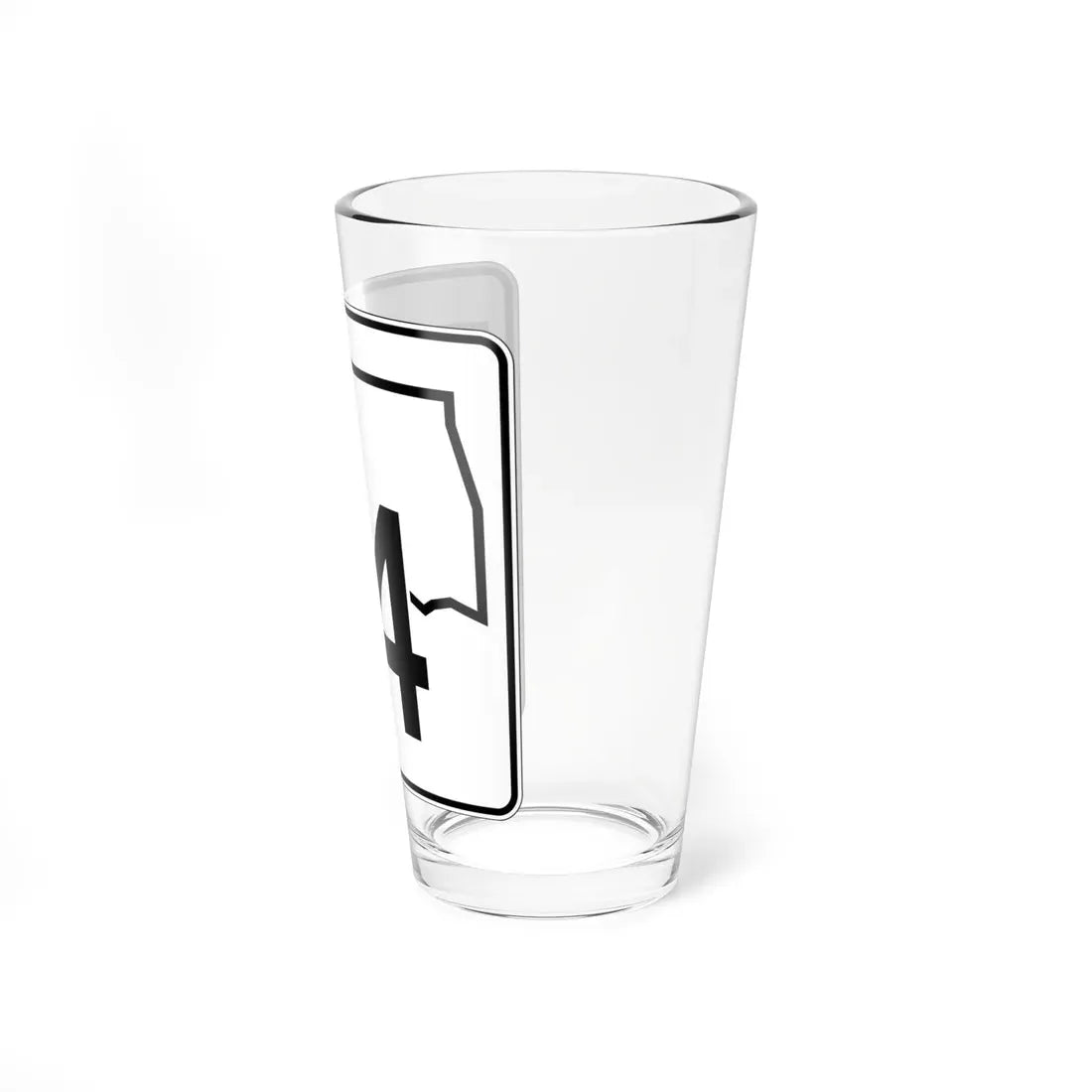 Oklahoma State Highway 14 (Oklahoma) (Road Sign) Pint Glass 16oz - Go Mug Yourself