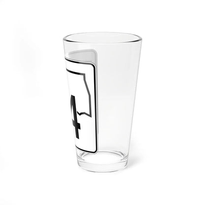 Oklahoma State Highway 14 (Oklahoma) (Road Sign) Pint Glss 16oz - Go Mug Yourself