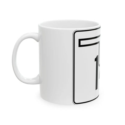 Oklahoma State Highway 141 (Oklahoma) (Road Sign) White Coffee Mug - Go Mug Yourself