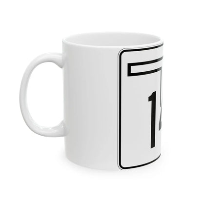 Oklahoma State Highway 144 (Oklahoma) (Road Sign) White Coffee Mug - Go Mug Yourself
