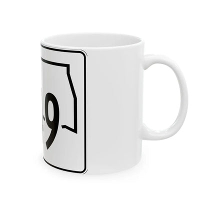Oklahoma State Highway 149 (Oklahoma) (Road Sign) White Coffee Mug - Go Mug Yourself