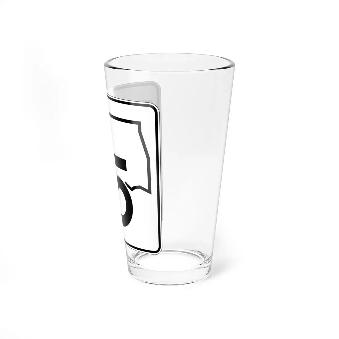Oklahoma State Highway 15 (Oklahoma) (Road Sign) Pint Glass 16oz - Go Mug Yourself
