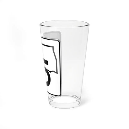 Oklahoma State Highway 15 (Oklahoma) (Road Sign) Pint Glss 16oz - Go Mug Yourself