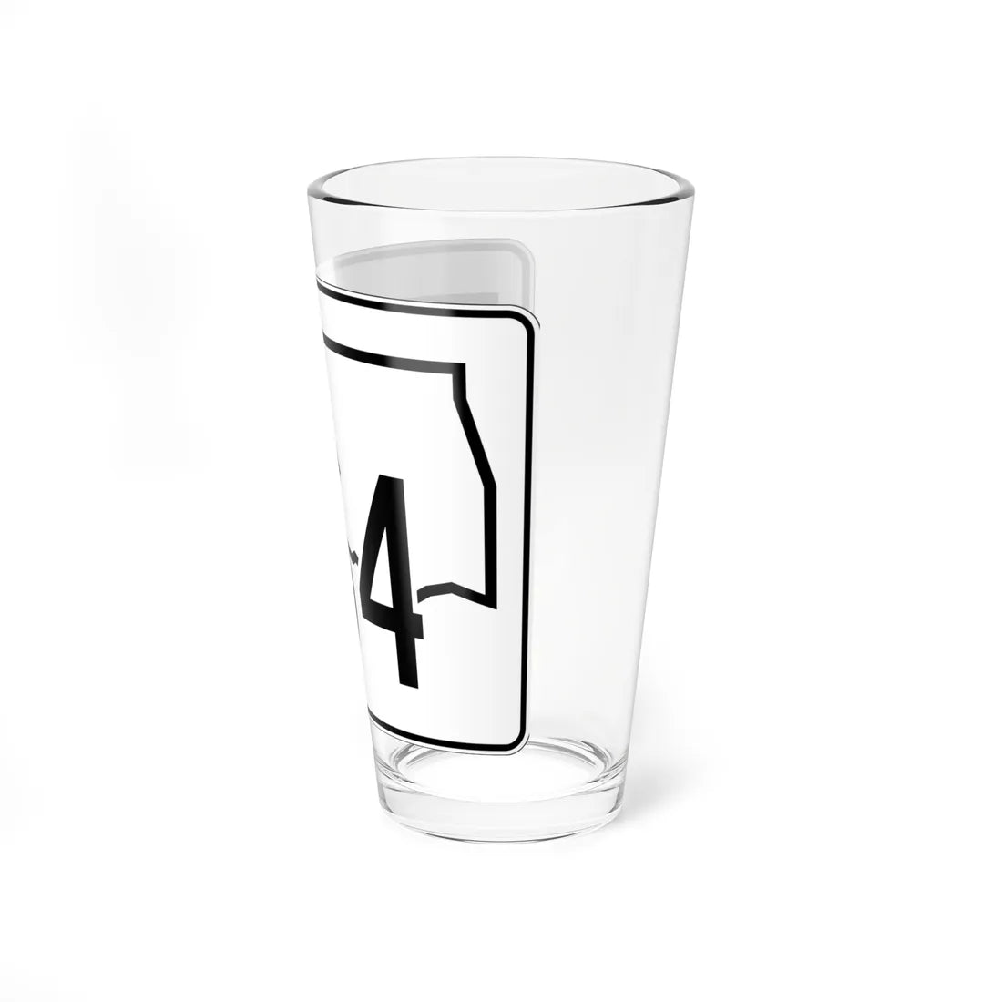 Oklahoma State Highway 164 (Oklahoma) (Road Sign) Pint Glss 16oz - Go Mug Yourself