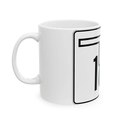 Oklahoma State Highway 164 (Oklahoma) (Road Sign) White Coffee Mug - Go Mug Yourself